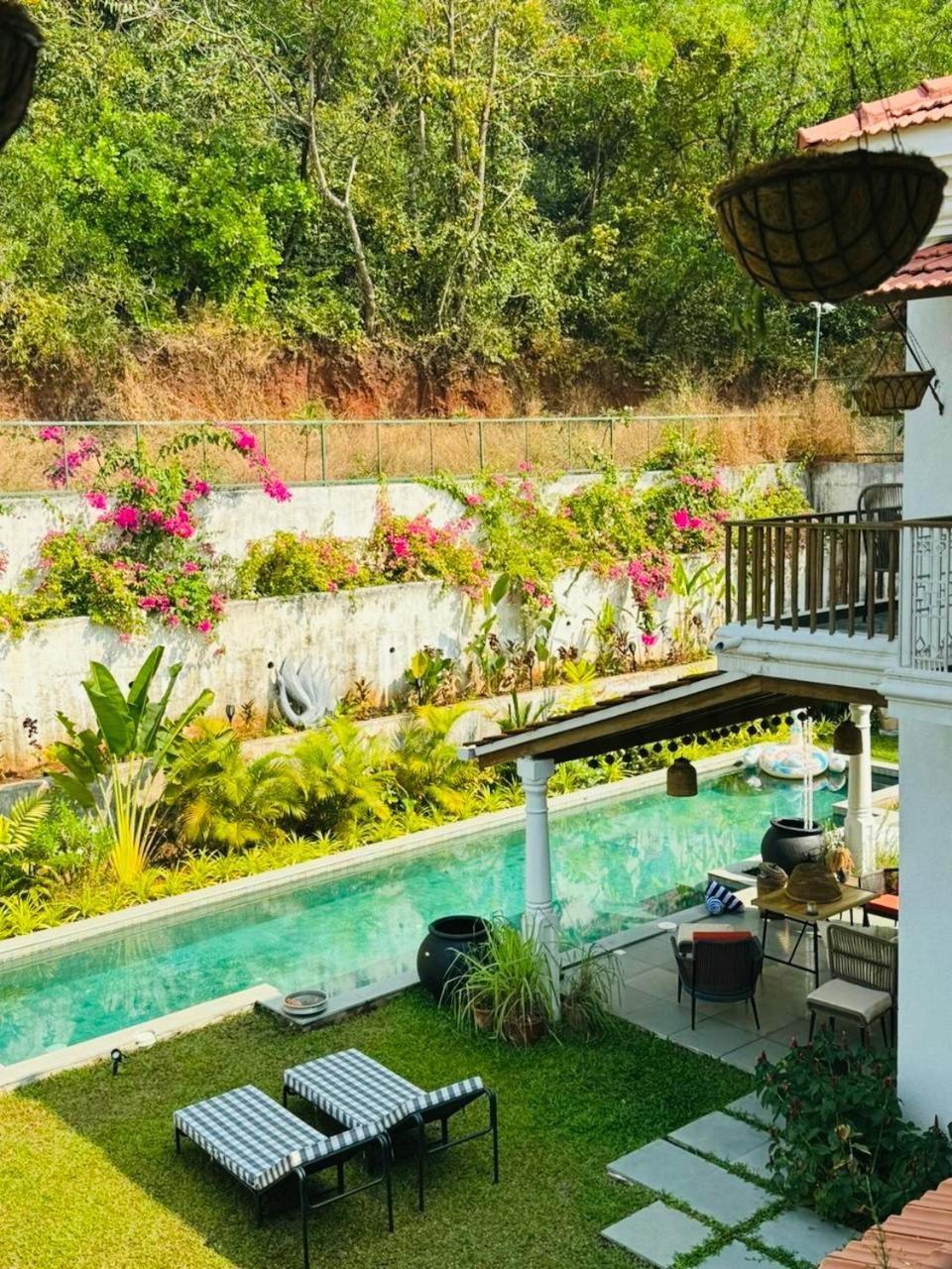 Вилла Casa Azul- Luxury 4Bhk Assagao With Private Pool Вагатор Экстерьер фото